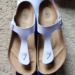 Birkenstock lavender sandals